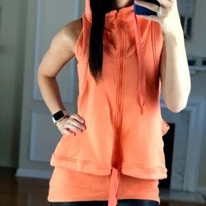 Stella McCartney X Adidas Orange Sweater Tank Vest Women’s Medium